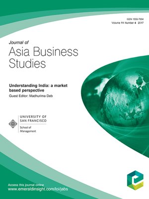 cover image of Journal of Asia Business Studies, Volume 11, Number 4